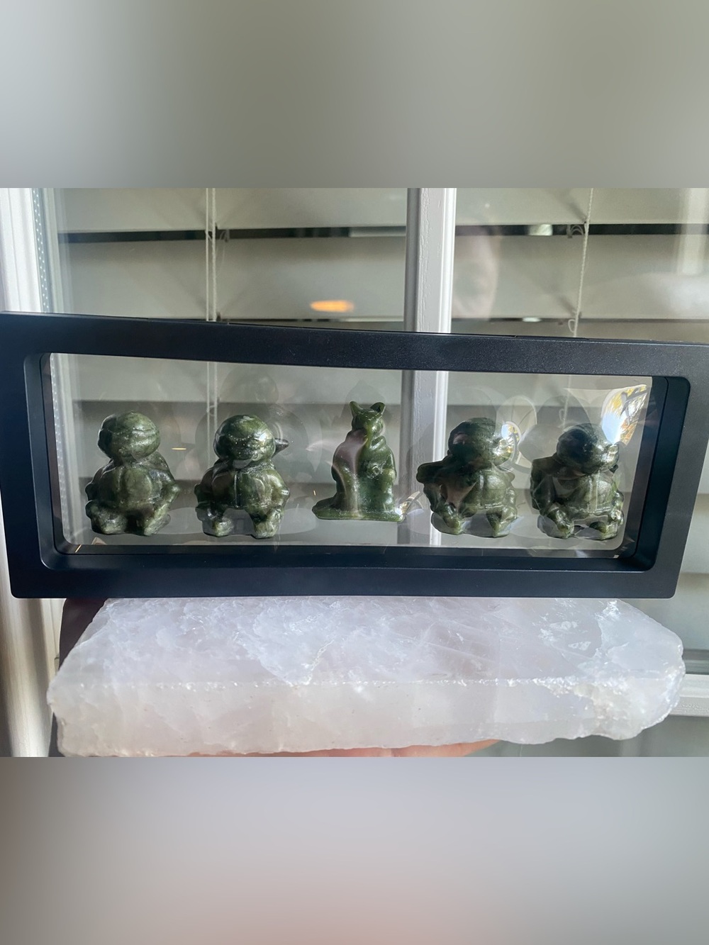 Cowabunga! 🐢 Carved Jade Teenage Mutant Ninja Turtles Complete 5-Piece Set - Picture 11 of 11